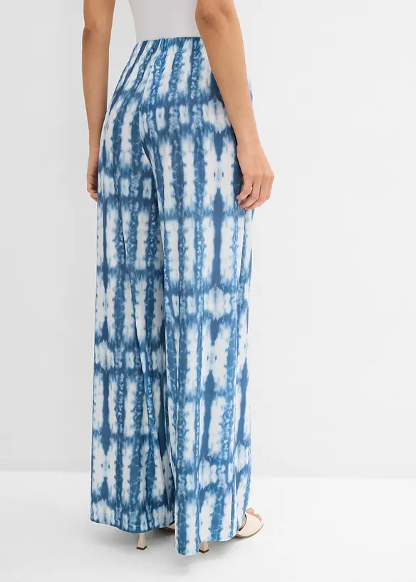 Pantalon en jersey imprimé, bonprix