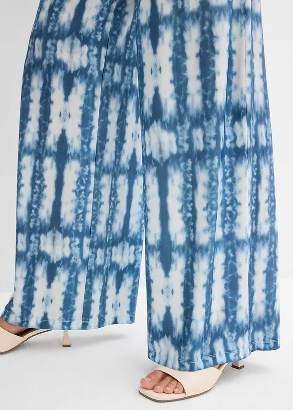 Pantalon en jersey imprimé, bonprix