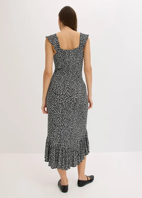 Robe en jersey à volants, bonprix