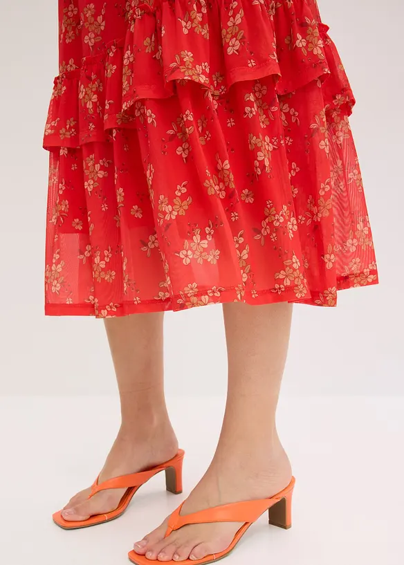 Jersey-Mesh-kleid, bonprix