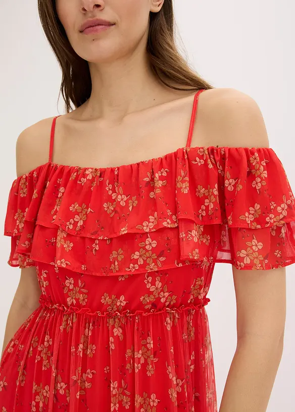 Jersey-Mesh-kleid, bonprix