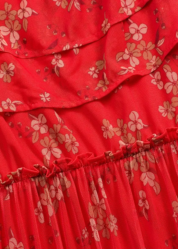 Jersey-Mesh-kleid, bonprix