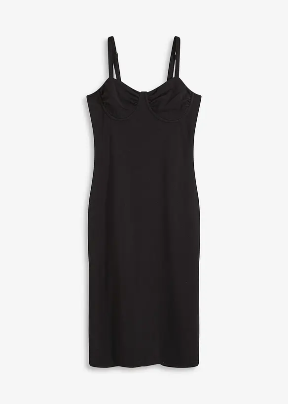 Midikleid mit figurbetonter Passform, bonprix