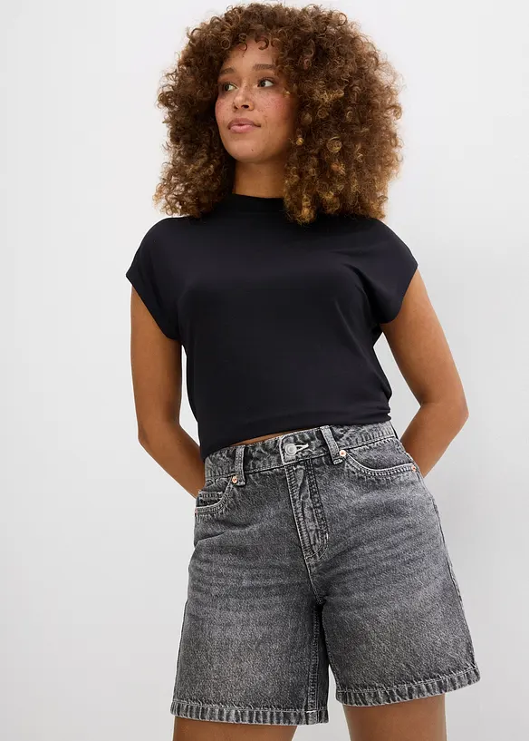 Jeans-Shorts Mid Waist, bonprix