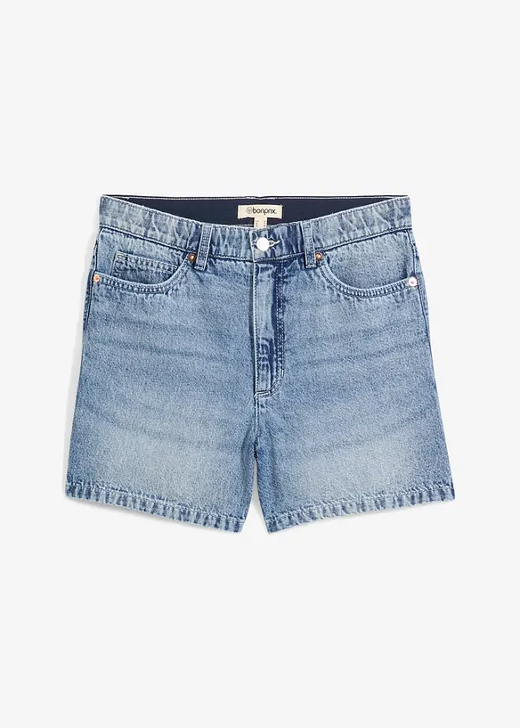 Jeans-Shorts High Waist, Low Stretch, bonprix