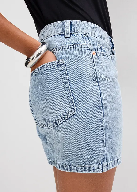 Jeans-Shorts Mid Waist, bonprix