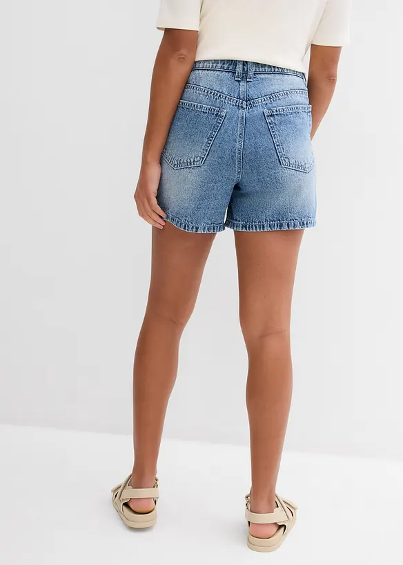 Jeans-Shorts High Waist, Low Stretch, bonprix