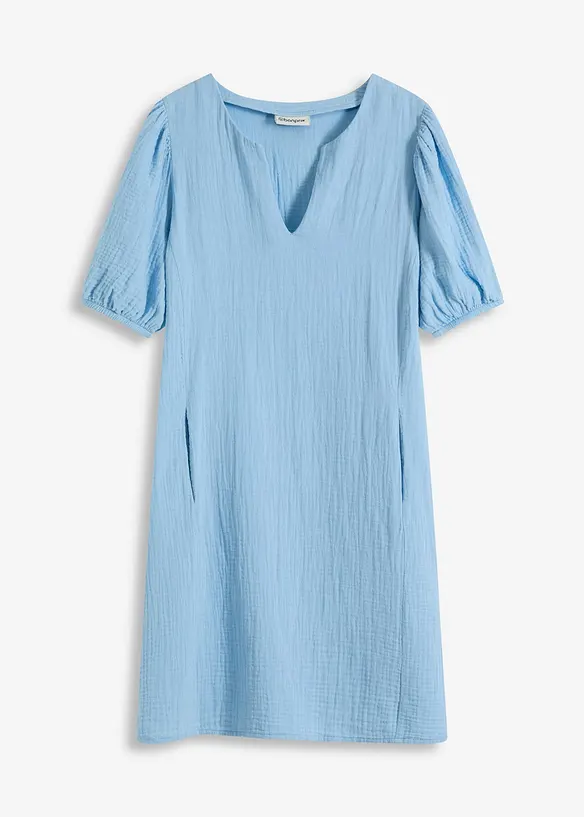 Robe courte en gaze de coton, bonprix