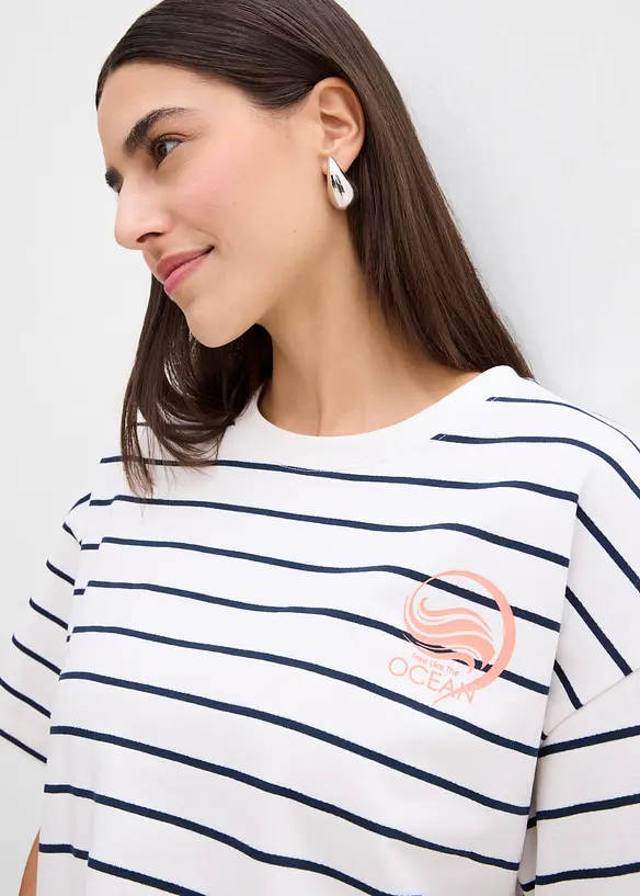 Sweat doux en coton mélangé, bonprix