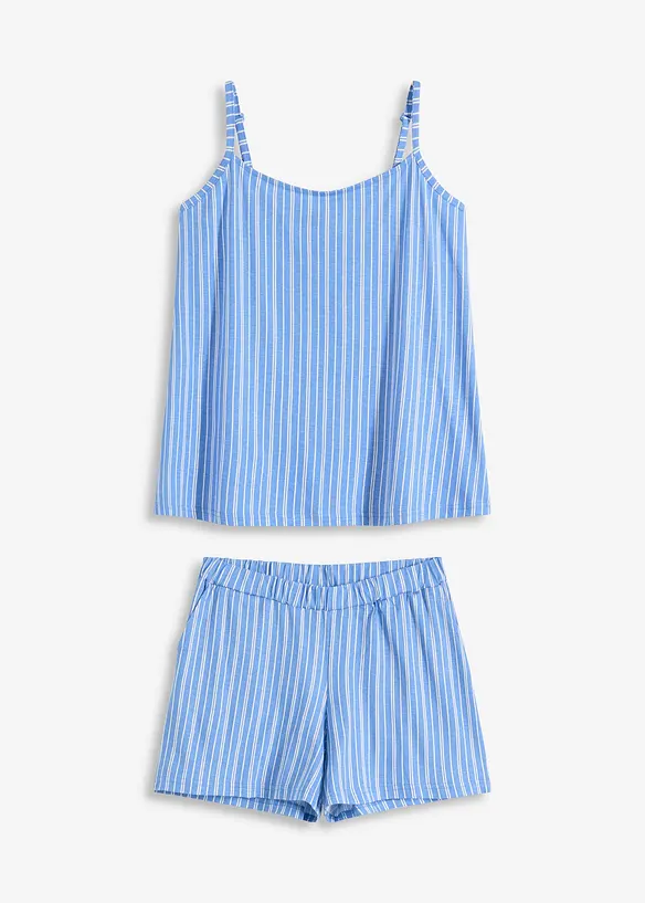 Pyjashort avec haut à fines bretelles, bonprix
