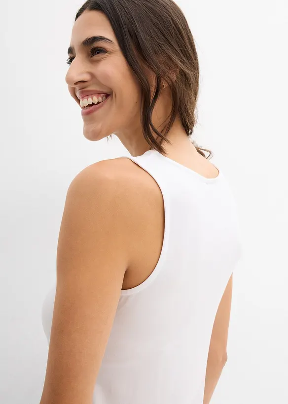 Lot de 2 tops en viscose douce, bonprix