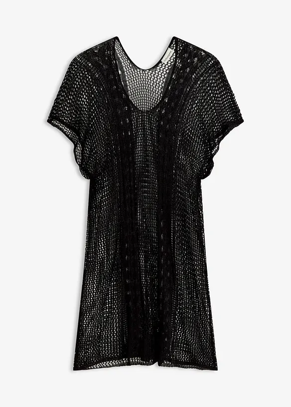 Strandkleid in Häkeloptik aus fließender Viskose, bonprix
