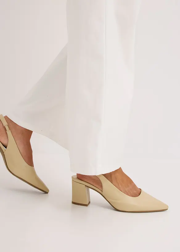 Pantalon à pinces en twill de coton, bonprix
