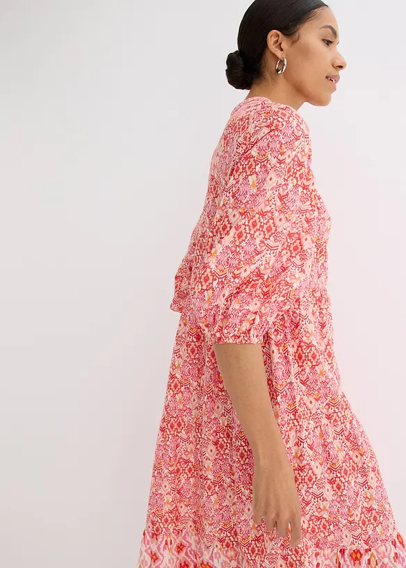 Robe midi en coton léger, bonprix