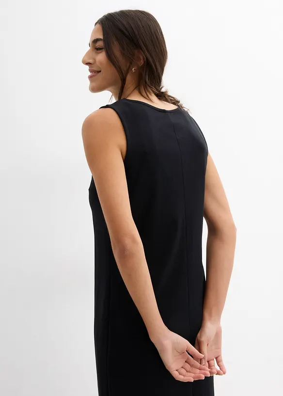 Midikleid aus reiner schwerer Bio-Baumwolle, bonprix