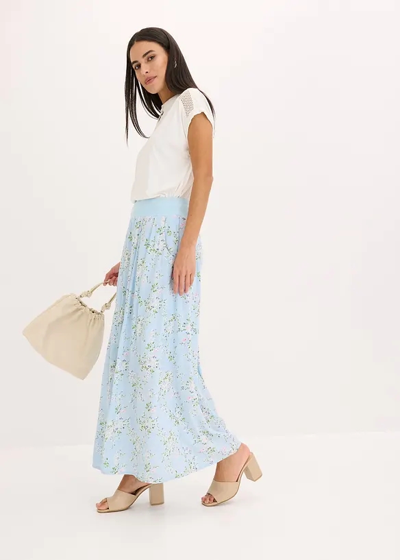 Jupe longue en viscose, bonprix