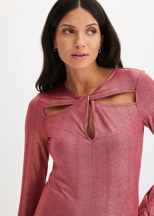Langarmshirt mit Cut-Outs, bonprix
