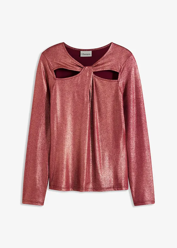 Langarmshirt mit Cut-Outs, bonprix