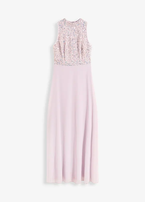 Maxikleid mit Paillettenstickerei, bonprix