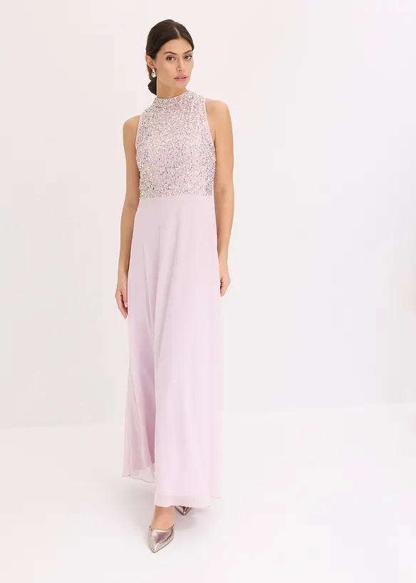 Maxikleid mit Paillettenstickerei, bonprix