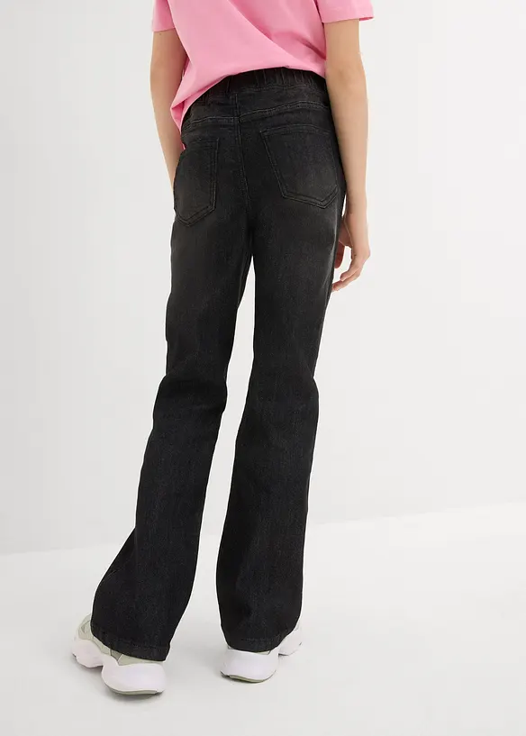 Jegging taille mi-haute, flared, bonprix