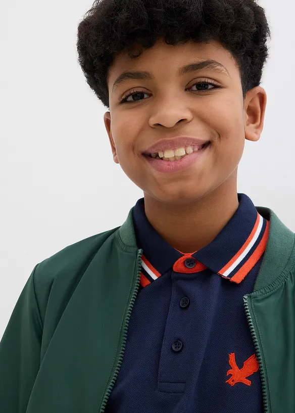 Polo en maille piquée 100% coton, bonprix