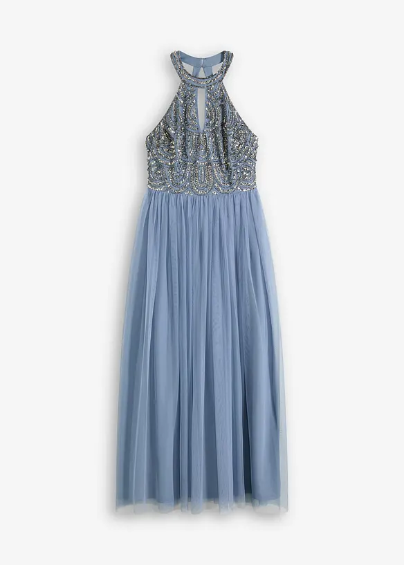 Maxikleid mit Paillettenstickerei, bonprix