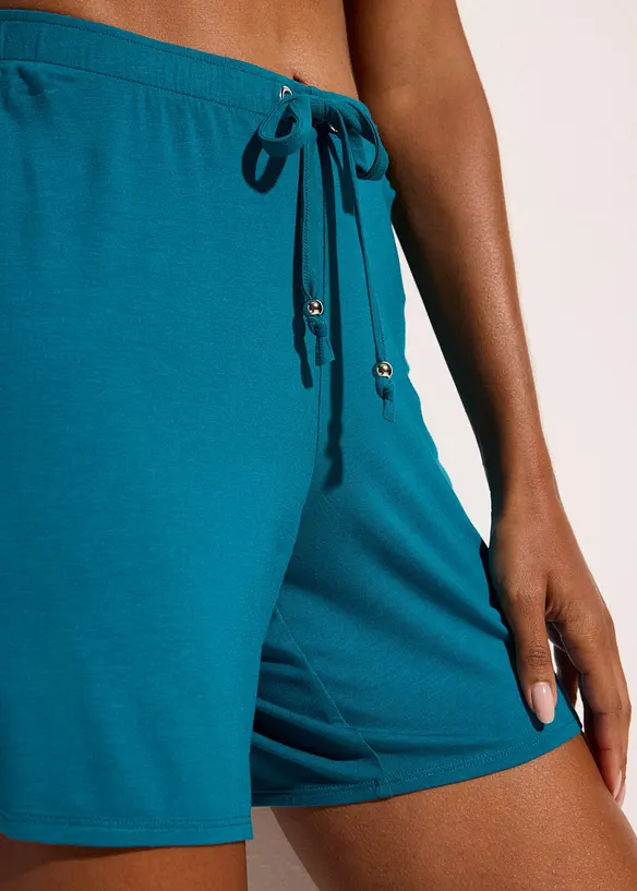 Strandshorts aus flie&szlig;endem Viskose-Mix, bonprix