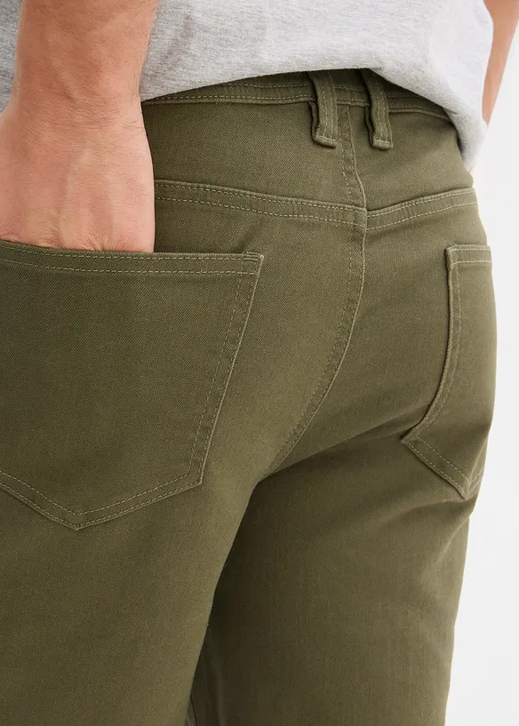 Lot de 2 bermudas en jean extensible, Regular, bonprix