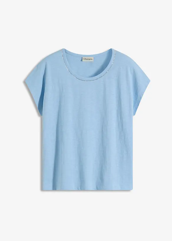 T-shirt, effet lin, bonprix