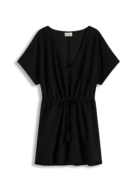 Strand Tunika mit Glanzfäden, bonprix