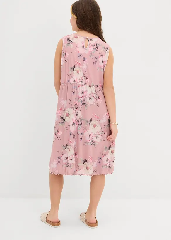 Robe imprimée en mesh, bonprix
