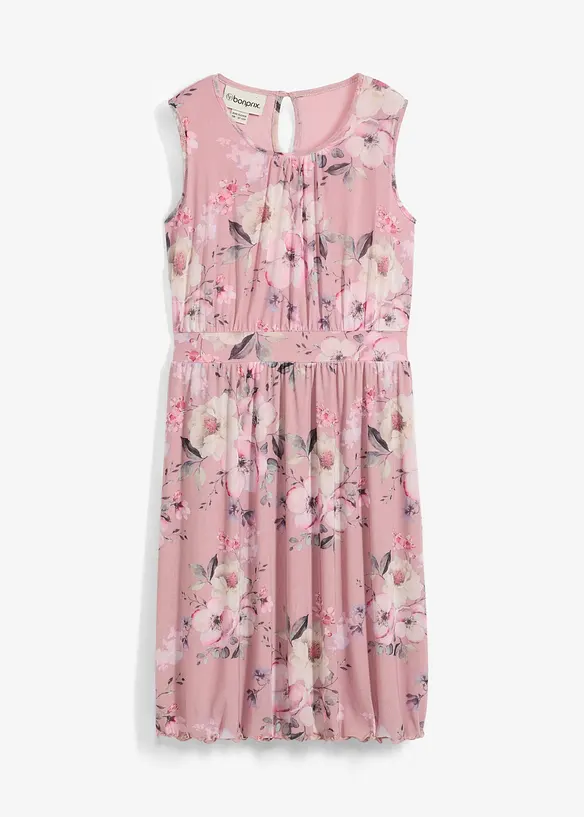 Robe imprimée en mesh, bonprix