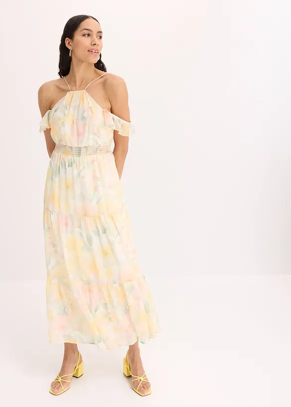 Robe longue imprimée, bonprix