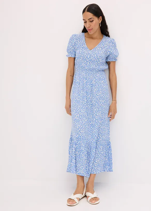 Robe longue imprimée, bonprix