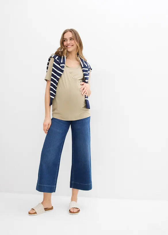 Lot de 2 T-shirts de grossesse et d'allaitement, bonprix