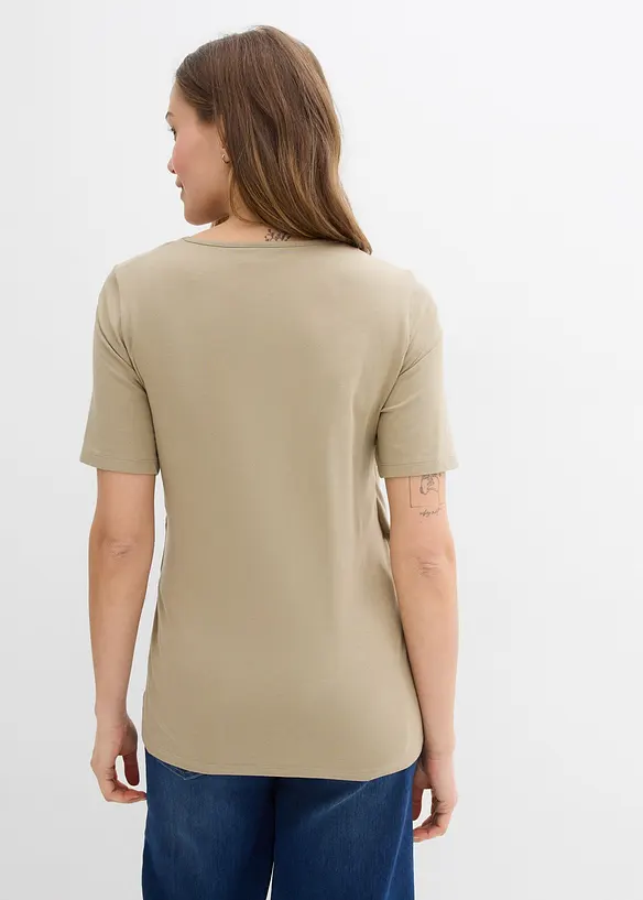 Lot de 2 T-shirts de grossesse et d'allaitement, bonprix