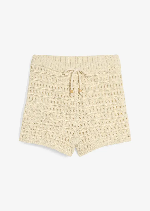 Short en maille, doublé, bonprix