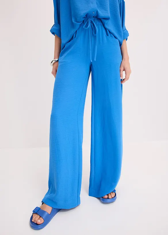 Marlenehose aus leichtem Crêpe, bonprix