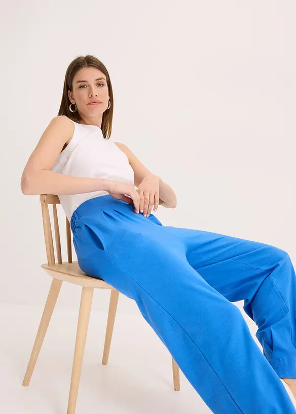 Pantalon en jersey 100% coton, bonprix