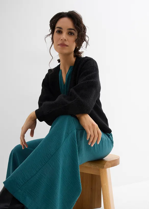 Pantalon palazzo à pinces, bonprix