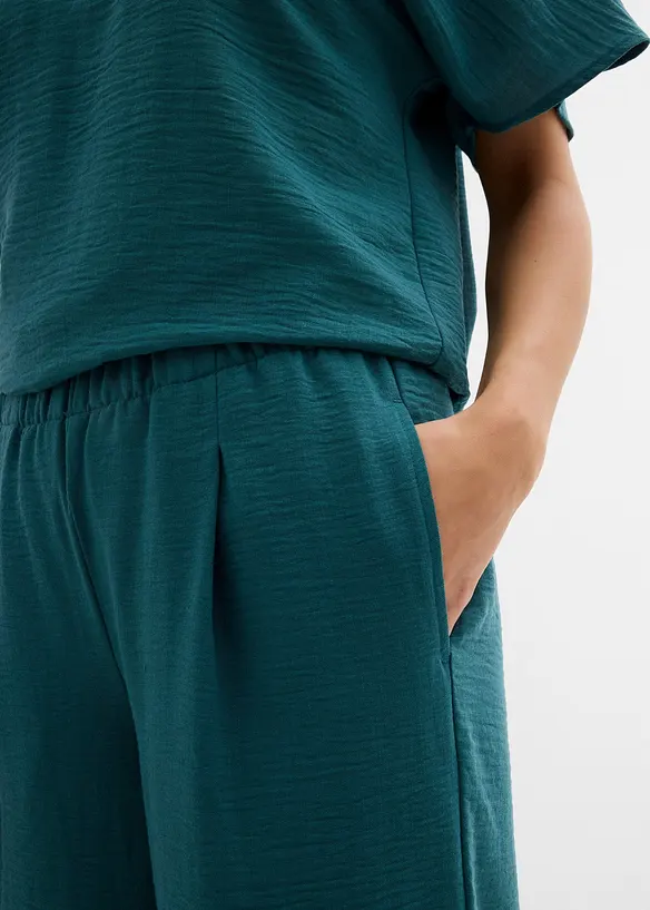 Pantalon palazzo à pinces, bonprix