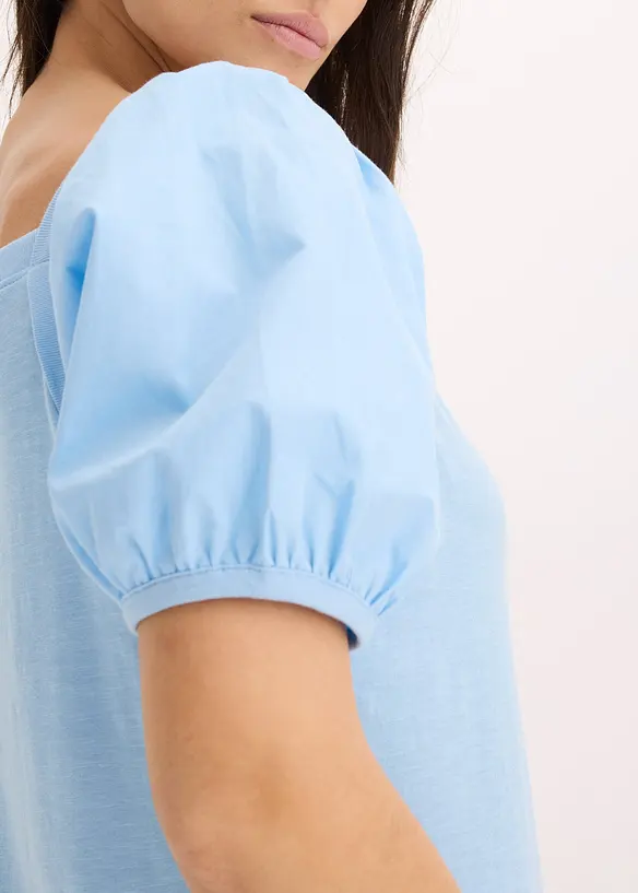T-shirt à manches bouffantes, bonprix