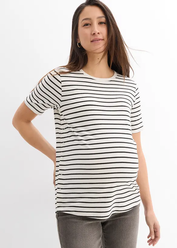 2-in-1 Umstands- und Stillshirt aus Bio-Baumwolle, bonprix