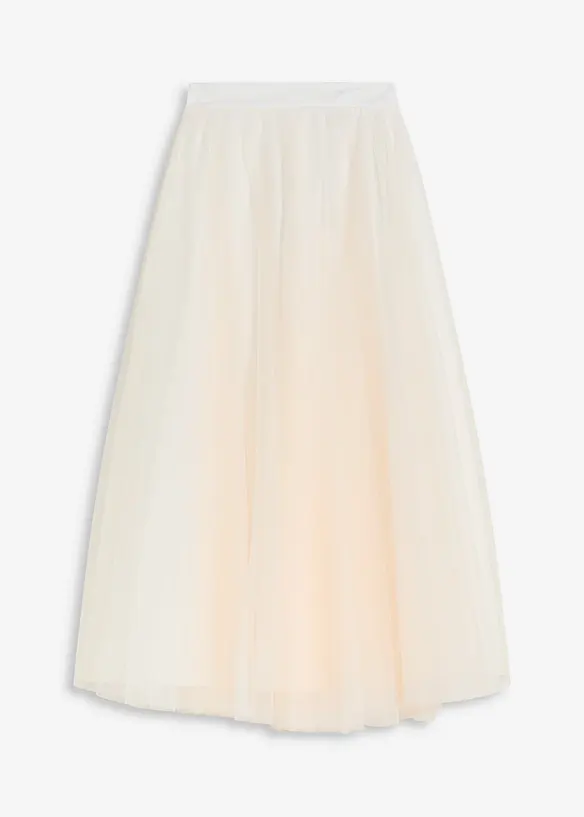 Jupe longue en tulle délicat, bonprix