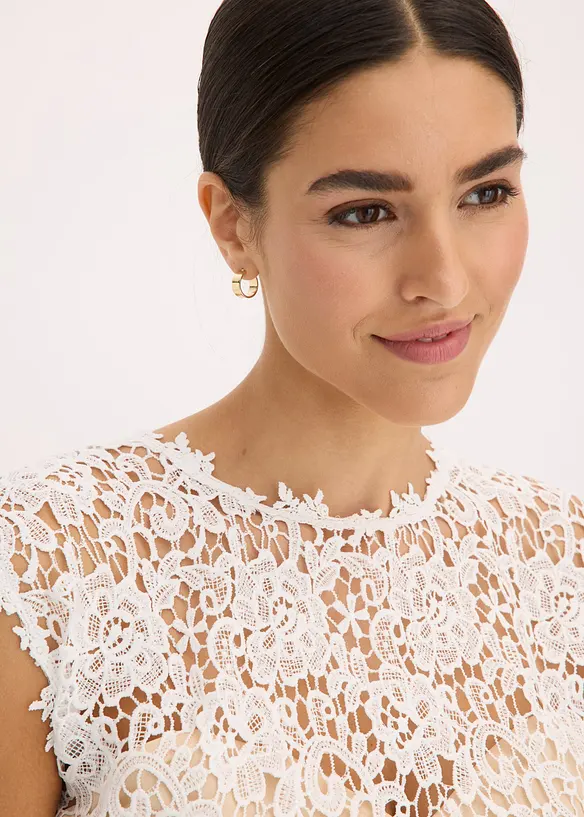 Haut en dentelle, bonprix