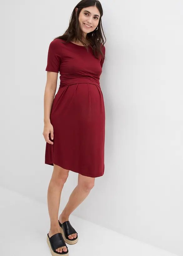 2-in-1 Umstandskleid mit diskreter Stillfunktion aus Viskose, bonprix