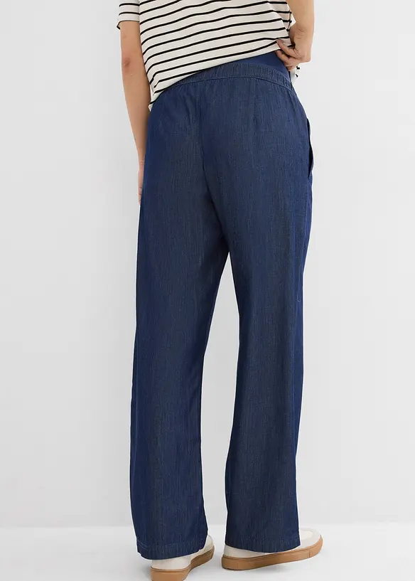 Jean de grossesse ample, 100% coton, longueur cheville, bonprix