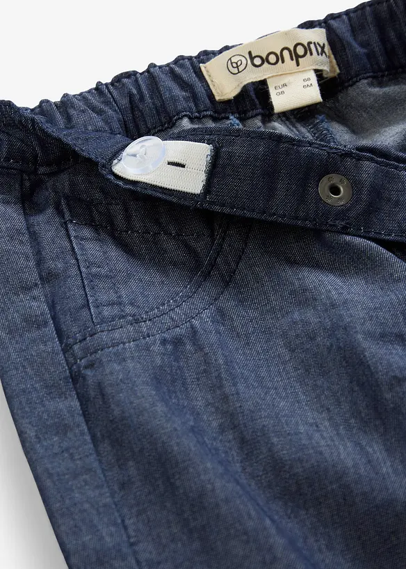 Jean taille extensible 100% coton, bonprix