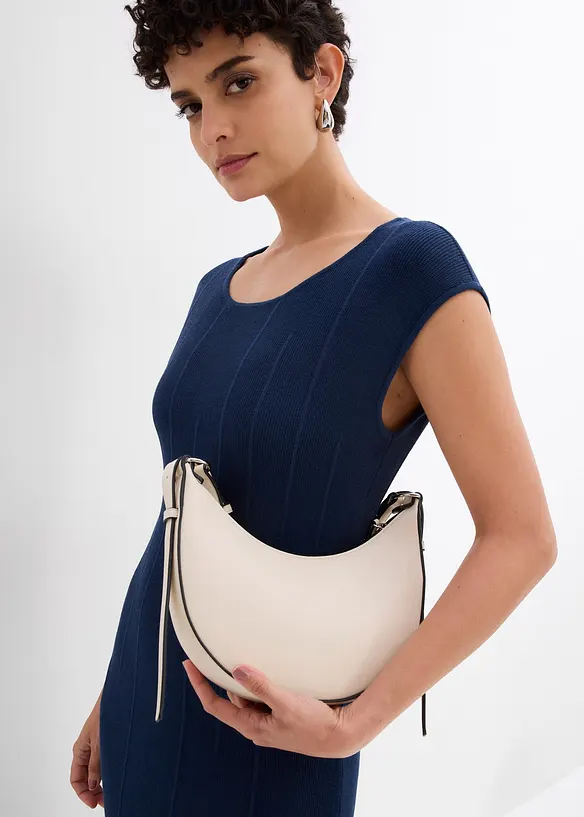 Robe en maille flatteuse en viscose mélangée, bonprix